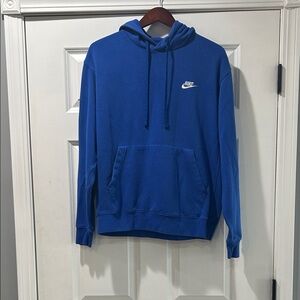 Nike Men's Royal Blue Pullover Hoodie